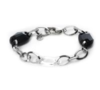 Nomination Bracciale Op - Hollywood In Acciaio E Crystal Bianco/Nero