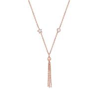Nomination - Collana Bella in Argento 925, Cubic Zirconia e Perla con Finitura Oro Rosa, Elegante Pendente, Gioiello da Donna, Made in Italy, 40/44cm
