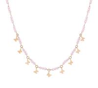 Nomination® - Collana Donna Charm Farfalla, Collezione Mon Amour in Argento 925, Acciaio e Cristalli, Finitura Oro Rosa, Lunghezza Regolabile 38-42 cm, Elegante, Regalo Donna, Confezione Originale