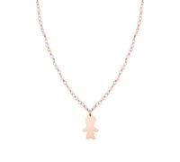 Nomination - Collana Donna Mon Amour in Acciaio e Argento 925 con Cristalli, Finitura Oro Rosa, Pendente Bambino, Elegante e Made in Italy, Gioiello Perfetto per Ogni Occasione, 38/42cm