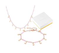 Nomination® - Collana e Bracciale Donna, Collezione Mon Amour in Acciaio e Cristalli, Finitura Oro Rosa, Charm Stella, Elegante, Regalo Donna, Confezione Originale