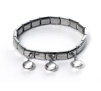Nomination Bracciale Composable Op-Silver In Acciaio, Argento 925 E Zirconi (3 P
