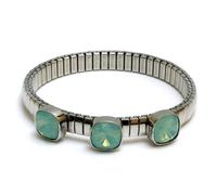 Nomination Bracciale Op-Chic In Acciaio E 3 Cz Opale Verde