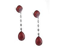 Nomination Orecchini Allure Ed. Rio In Acciaio E 2 Crystal (Lobo Lunghi) Rosso C
