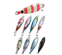 NOMURA Esche Artificiali da Spinning Izu Slow Pitch 150 g 11.5 cm Light Blue-Pink Red Eye Vertical Jigging