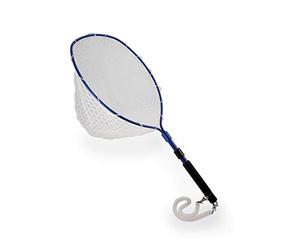 Nomura Kayak & Belly - Guadino da boat, 45 x 35 cm, con rete gommata e clip magnetica