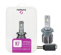 NOMURA Kit Conversione LED H7 Galaxy White 6000K Bianco Ghiaccio, Sistema Canbus