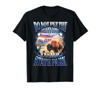 Non accarezzare Le Soffici Mucche Custer State Park Funny Bison Maglietta
