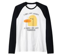 Non Accetterò Una Vita Che Non Merito Maglia con Maniche Raglan