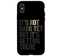 Non ancora buio, ma arrivarci, realista, pessimista Custodia per iPhone X/XS
