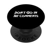 Non andare nei commenti Film horror PopSockets PopGrip Adesivo