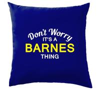 Non Ansia It's A Barnes Cosa Cuscino Cognome Personalizzato Nome Famiglia