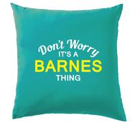 Non Ansia It's A Barnes Cosa Cuscino Cognome Personalizzato Nome Famiglia