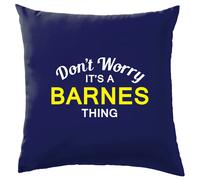Non Ansia It's A Barnes Cosa Cuscino Cognome Personalizzato Nome Famiglia