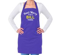Non Ansia It's A Bill Cosa Unisex Adulti Grembiule Cognome Nome Famiglia