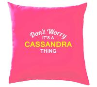 Non Ansia It's A Cassandra Cosa Cuscino Cognome Custom Nome Famiglia Cover