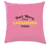 Non Ansia It's A Cassandra Cosa Cuscino Cognome Custom Nome Famiglia Cover