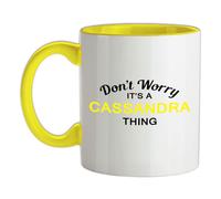 Non Ansia It's A Cassandra Cosa - Tazza IN Ceramica - Cognome Custom Nome