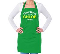 Non Ansia It's A Chloe Cosa Unisex Adulti Grembiule Cognome Nome Famiglia