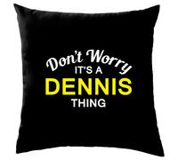 Non Ansia It's A Dennis Cosa Cuscino Cognome Personalizzato Nome Famiglia