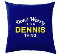 Non Ansia It's A Dennis Cosa Cuscino Cognome Personalizzato Nome Famiglia