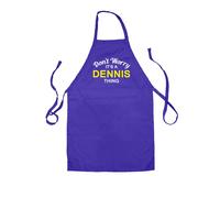 Non Ansia It's A Dennis Cosa - Unisex Bambini Grembiule - Cognome Su Nome