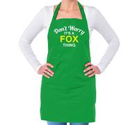Non Ansia It's A Fox Cosa Unisex Adulti Grembiule Cognome Nome Famiglia