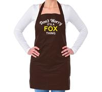 Non Ansia It's A Fox Cosa Unisex Adulti Grembiule Cognome Nome Famiglia