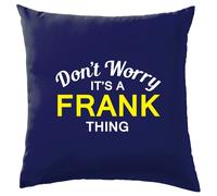 Non Ansia It's A Frank Cosa Cuscino Cognome Personalizzato Nome Famiglia Cover