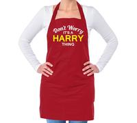 Non Ansia It's A Harry Cosa Unisex Adulti Grembiule Cognome Nome Famiglia