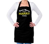 Non Ansia It's A Harry Cosa Unisex Adulti Grembiule Cognome Nome Famiglia