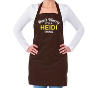 Non Ansia It's A Heidi Cosa Unisex Adulti Grembiule Cognome Nome Famiglia