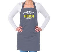 Non Ansia It's A Heidi Cosa Unisex Adulti Grembiule Cognome Nome Famiglia