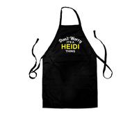 Non Ansia It's A Heidi Cosa - Unisex Bambini Grembiule - Cognome Su Nome