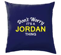 Non Ansia It's A Jordan Cosa Cuscino Cognome Personalizzato Nome Famiglia