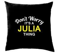 Non Ansia It's A Julia Cosa Cuscino Cognome Personalizzato Nome Famiglia Cover