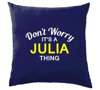 Non Ansia It's A Julia Cosa Cuscino Cognome Personalizzato Nome Famiglia Cover