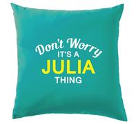 Non Ansia It's A Julia Cosa Cuscino Cognome Personalizzato Nome Famiglia Cover