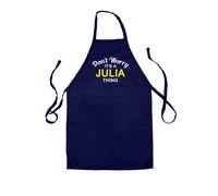 Non Ansia It's A Julia Cosa - Unisex Bambini Grembiule - Cognome Su Nome