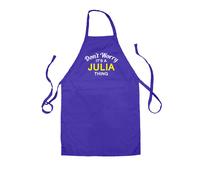 Non Ansia It's A Julia Cosa - Unisex Bambini Grembiule - Cognome Su Nome