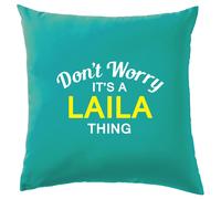 Non Ansia It's A Laila Cosa Cuscino Cognome Personalizzato Nome Famiglia Cover