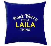 Non Ansia It's A Laila Cosa Cuscino Cognome Personalizzato Nome Famiglia Cover