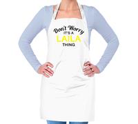 Non Ansia It's A Laila Cosa Unisex Adulti Grembiule Cognome Nome Famiglia