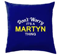 Non Ansia It's A Martyn Cosa Cuscino Cognome Personalizzato Nome Famiglia