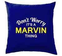 Non Ansia It's A Marvin Cosa Cuscino Cognome Personalizzato Nome Famiglia