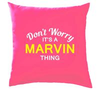 Non Ansia It's A Marvin Cosa Cuscino Cognome Personalizzato Nome Famiglia