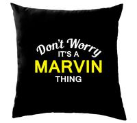 Non Ansia It's A Marvin Cosa Cuscino Cognome Personalizzato Nome Famiglia