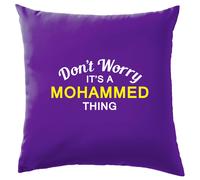 Non Ansia It's A Mohammed Cosa Cuscino Cognome Custom Nome Famiglia Cover