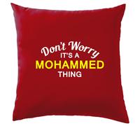 Non Ansia It's A Mohammed Cosa Cuscino Cognome Custom Nome Famiglia Cover