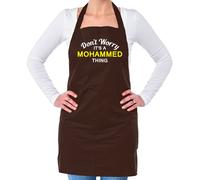 Non Ansia It's A Mohammed Cosa Unisex Adulti Grembiule Cognome Su Nome